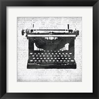 Framed Typewriter
