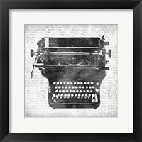 Framed Typewriter 2