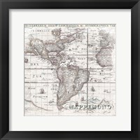 Framed World Map 2