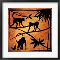 Framed Safari Silhouette II