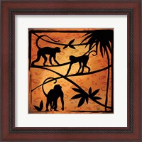 Framed Safari Silhouette II