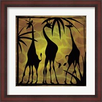 Framed Safari Silhouette III