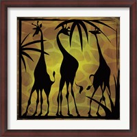 Framed Safari Silhouette III
