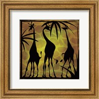 Framed Safari Silhouette III