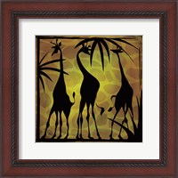 Framed Safari Silhouette III