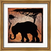 Framed Safari Silhouette IV