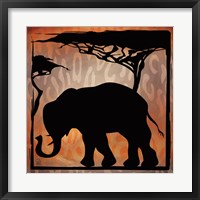 Framed Safari Silhouette IV