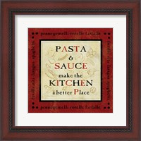 Framed Pasta Sayings II