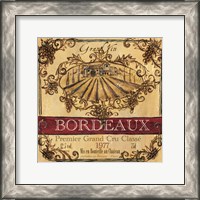 Framed Grand Vin Wine Label III
