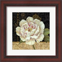 Framed Antique Still Life Peony