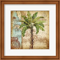 Framed Antique Nautical Palms I