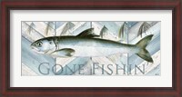 Framed Fishing Sign II