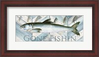 Framed Fishing Sign II