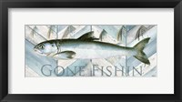 Framed Fishing Sign II