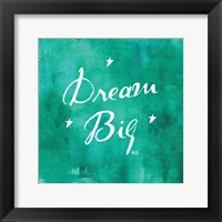 Watercolor Sentiments I Framed Print