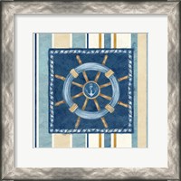 Framed 'Nautical Stripe IV' border=