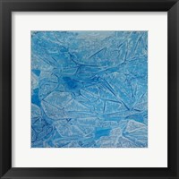 Framed Blue Abstract A