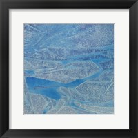Framed Blue Abstract D