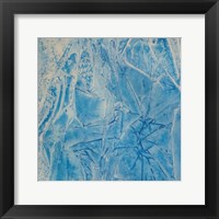 Framed Blue Abstract E