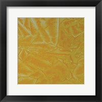 Framed Yellow Abstract B