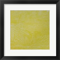 Framed Yellow Abstract C