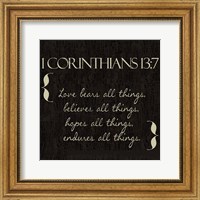 Framed 1 Corinthians 13-7-NKV