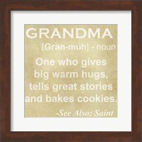 Framed Grandma Definition