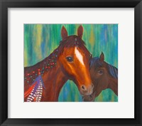 Framed Horse Feathers