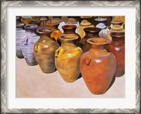 Framed Pottery Row