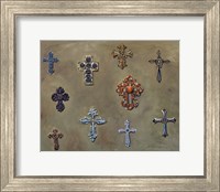 Framed Wall of Crosses
