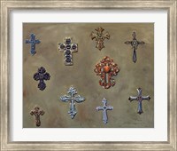 Framed Wall of Crosses