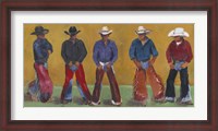 Framed Western Cowboys
