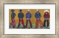 Framed Western Cowboys