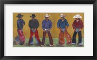 Framed Western Cowboys