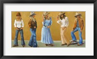 Framed Western Cowgirls