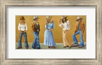 Framed Western Cowgirls