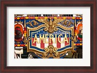 Framed Side of Circus wagon at Great Circus Parade, Wisconsin