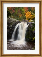 Framed WI, Pattison SP, Little Manitou Falls, Black River