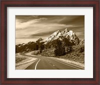 Framed Teton Range, Grand Teton National Park, Wyoming