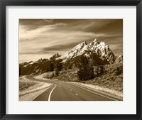 Framed Teton Range, Grand Teton National Park, Wyoming