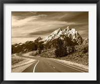 Framed Teton Range, Grand Teton National Park, Wyoming