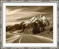 Framed Teton Range, Grand Teton National Park, Wyoming