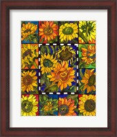 Framed Sunflower Mania