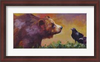 Framed Bear and Birds