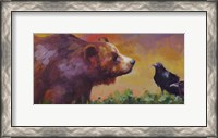 Framed Bear and Birds