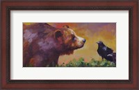 Framed Bear and Birds