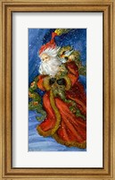 Framed Old World Santa