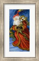 Framed Old World Santa