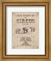 Framed Vintage Circus I