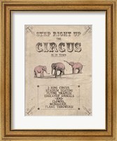 Framed Vintage Circus I